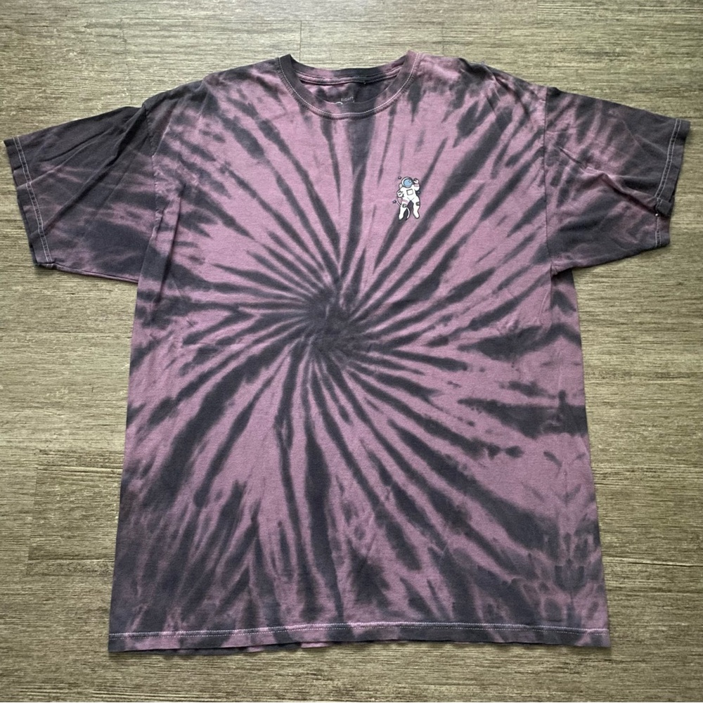 Eighty Eight Black and Purple Tie-Dye Tee
